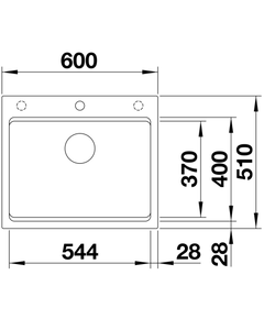 кухонная мойка Blanco Etagon 6 антрацит (524539)