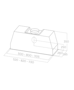Кухонная вытяжа Elica CT35 PRO IX/A/60