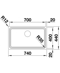 кухонная мойка Blanco Etagon 700 U белый (525171)