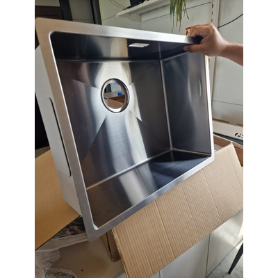 кухонная мойка Kuchenstern KRAFT 60 AISI 304/R10 вороненая сталь 502GM50 (KS-800154)