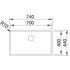 кухонная мойка Blanco Claron 700 - IF Durinox (523391)